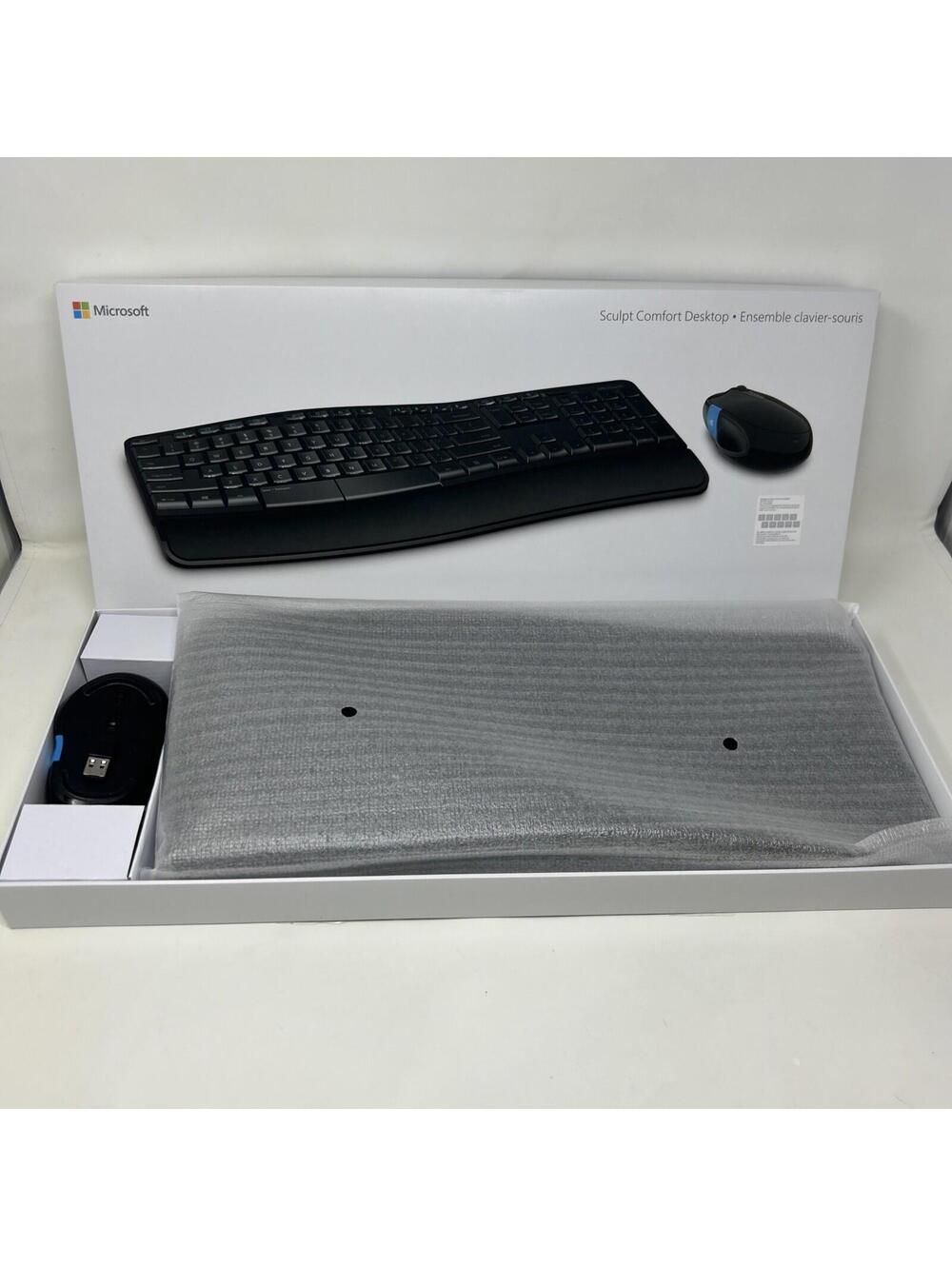 Microsoft Sculpt Comfort Desktop Wireless Ergonomic Keyboard Mouse Combo 1531